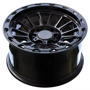 Rueda de <span class=keywords><strong>coche</strong></span> de cubo forjado 4x4 cóncavo profundo 5 6 agujeros 5x139,7 127 llantas de aleación de <span class=keywords><strong>coche</strong></span> negro mate para tanque Atv <span class=keywords><strong>Banshee</strong></span> 350 - Product Image 3