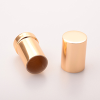 Tapa de lujo de Metal personalizable personalizada 15mm redondo rosa mate negro oro 15fea Fea 15 tapa de botella de Perfume