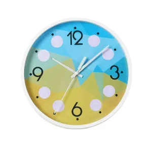 Popular design clocks wholesale making accessories poster painting wall clock round