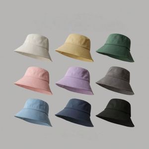 Chapeau Bob Unisexe Couleur Unie Décontracté 100% Coton Protection Solaire Extérieure Ski Pêche Marque Personnalisée Vente en Gros - Product Image 1