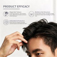 Argile coiffante pour cheveux à marque privée, tenue forte, fini mat, texture naturelle, volumisante