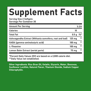 Gélules OEM ODM anti-stress à l'extrait d'ashwagandha et à l'extrait de mélisse pour calmer les tensions mentales et favoriser la concentration – Complément alimentaire - Product Image 6
