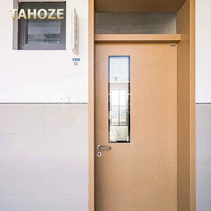 Porte de bureau en acier thermolaqué avec isolation thermique pour salle de classe et bâtiment de bureau <span class=keywords><strong>d</strong></span>'enseignants - Product Image 3