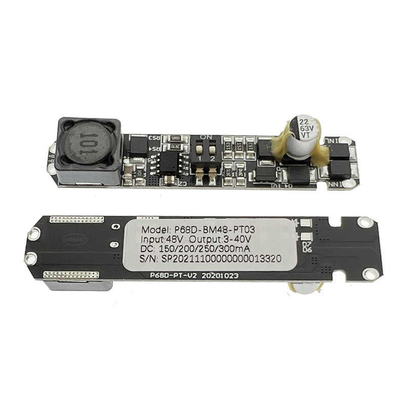 LEDEAST P68D-BM48 DC24V 48 В 150 мА 700 мА без затемнения источник питания Dip переключатель светодиодный драйвер для магнитного трека
