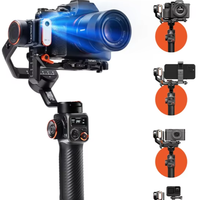 Vente flash Hohem Isteady Mt2 Kit Stabilisateur de caméra Gimbal avec suivi AI et lumière d'appoint Gimbal 3 axes pour caméra d'action/smartphone
