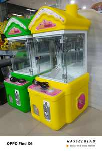 Jetonlu oyun makinesi küçük bebek kapmak klip makinesi tankı bebek oyunu <span class=keywords><strong>Mini</strong></span> pençe makinesi - Product Image 6