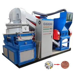 Electric Copper Cable Wire Granulator Machine Recycling Copper From Used Cable Without Metal Loss