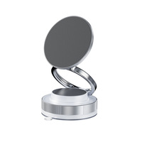 Support Téléphone Portable Magnétique Pliable à Ventouse Rotative à 360 Degrés Pour Maison, Bureau, Voiture, Mur, Salle de Bain, Écran, Tableau de Bord, Fenêtre