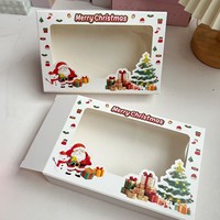 Nouveauté - Coffret cadeau de bougies parfumées pour l'Avent de Noël avec impression de logo personnalisé pour l'emballage de cadeaux de Noël