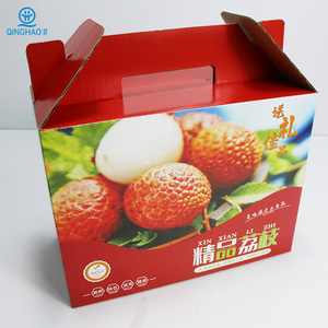 Package Cardboard Boxes Packing Packaging Gift And Vegetable Fruits Kraft Corrugated Customized Paper Fruit Box