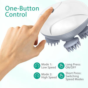 Mini masajeador de manos eléctrico con cepillo refrescante para el cuero cabelludo, aplicación corporal en la cabeza, cepillo para el crecimiento del cabello, venta al por mayor - Product Image 4