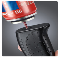 Briquet torche rechargeable au gaz de flamme de jet portatif créatif pour la cuisine de barbecue