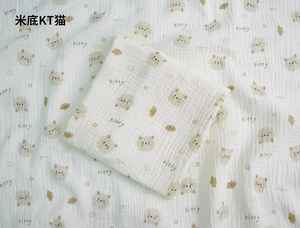 <span class=keywords><strong>Tissu</strong></span> en mousseline de coton 100 % tissé, double gaze respirante, idéal pour les chemises de filles, les couches de garçons et les tissus pour jouets - Vente chaude - Product Image 3