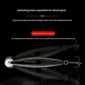 Leurre coulant pour jigging, imprimé, longue portée, bionique, en ABS, pour la pêche en eau douce et salée, pour brochet, bar et <span class=keywords><strong>carpe</strong></span> - Product Image 5