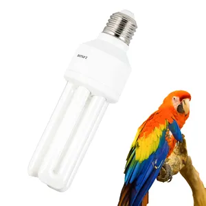 2.4 Pet compact CFL UVB indoor lighting bulbs full spectrum light for birds