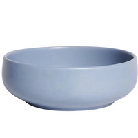 Ensemble de bols en céramique en porcelaine bleue et blanche nordique, simple et frais, plat à riz, plat à soupe, vaisselle pour hôtel, restaurant, cuisine
