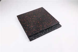 Tapis <span class=keywords><strong>de</strong></span> fitness en <span class=keywords><strong>caoutchouc</strong></span> pour la réduction des chocs - Product Image 2