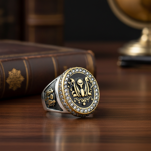 925K Sterling Silver Ottoman Empire <b>Men</b> <b>Ring</b> - Product Image 3