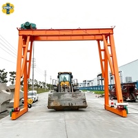 Grue portique motorisée à hauteur réglable homologuée CE, 1-10t, prix usine Chine, pour atelier intérieur à faible hauteur de plafond