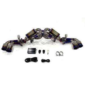 Kit Completo de Escape de Alto Rendimiento para Carreras, Catback de Titanio con Control de Válvulas para <span class=keywords><strong>Ferrari</strong></span> <span class=keywords><strong>F430</strong></span> Spider/Convertible 4.3L V8 - Product Image 6