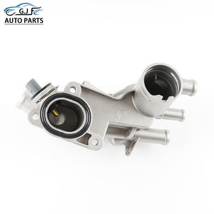 032121111BG Coque <span class=keywords><strong>de</strong></span> thermostat en aluminium pour <span class=keywords><strong>VW</strong></span> Beetle Bora Golf A2 Fabia Polo 1.4, coque <span class=keywords><strong>de</strong></span> <span class=keywords><strong>liquide</strong></span> <span class=keywords><strong>de</strong></span> <span class=keywords><strong>refroidissement</strong></span> - Product Image 2