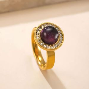 Women's Stainless Steel <b>Gold</b> Plated Vintage <b>Ring</b> Cross Border Multi Direct Factory Quote Wholesalers Corrosion Resistant - Product Image 3