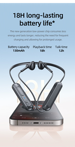 หู<span class=keywords><strong>ฟ</strong></span>ังแบบคล้องคอ Awei G82BL สำหรับกีฬา 5.4 พร้อมชิปเซ็ต JL - Product Image 4