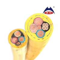 Câble flexible blindé en caoutchouc renforcé tressé pour machine minière MCPJB, certifié MA, 3+1+3+3 conducteurs en cuivre