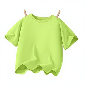 Toddler Boys Polyester/Cotton Knitted Short Sleeve Cartoon Print Crew Neck T-Shirt Custom Logo Breathable Eco-Friendly Quick Dry - Product Image 3