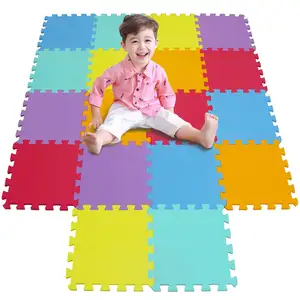 泡沫地砖泡沫游戏垫大婴儿活动拼图垫柔软无毒EVA 20方片儿童儿童