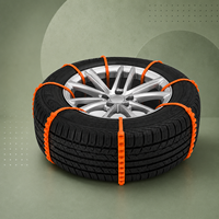 Attaches de câbles en nylon résistantes pour temps froid, attaches de câbles PA66 pour camionnettes, camions légers, traction des roues, boue, neige, routes glissantes