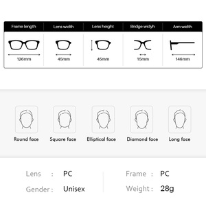 Nouvelles montures de <span class=keywords><strong>lunettes</strong></span> de lecture rondes rétro unisexes, anti-lumière bleue, <span class=keywords><strong>lunettes</strong></span> d'ordinateur, <span class=keywords><strong>lunettes</strong></span> optiques tendance, montures de <span class=keywords><strong>lunettes</strong></span> - Product Image 3