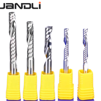 Fraise à queue professionnelle de haute qualité JANDLI en carbure de tungstène à une dent, angle de hélice de 15 degrés, pour le fraisage du métal