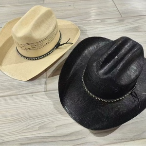 VW2505 Cross-Border Summer Sun Hats Unisex British Straw Jazz Hats para hombres y mujeres <span class=keywords><strong>Amazon</strong></span> Venta caliente Beach Couple Hats - Product Image 3