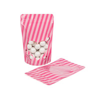 Pochette zippée en forme de cœur, motif de Noël, qualité alimentaire, résistante à l'humidité et aux odeurs, impression en gravure, logo personnalisé, emballage pour aliments pour animaux de compagnie en gelée