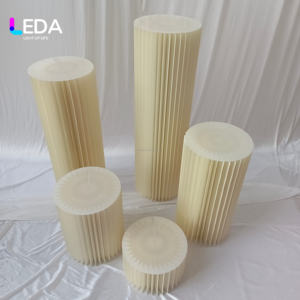 LEDA Soporte de Papel Resistente y Portátil para Flores, Soporte para Pasteles, Decoración de Bodas, Centro de Mesa para Decoración del Hogar y Bodas - Product Image 4