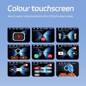 Auriculares intrauditivos JM19 con pantalla táctil inteligente, HiFi, graves pesados, cancelación de ruido y juegos, auriculares TWS de nueva generación ANC - Product Image 5