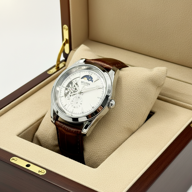 Wholesale Luxury Men's Wrist Watches with 20mm Band Width Analog OEM Watch Mechanical Movement Competitive Price