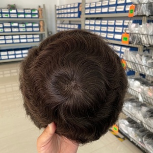 Prótesis Capilar Australiana para Hombre, Fácil de Limpiar y Aplicar, Línea de Cabello Natural, Tupé Masculino - Product Image 4