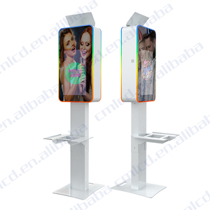 Photomaton à vendre ou à <span class=keywords><strong>louer</strong></span>, station de selfie, photomaton avec appareil <span class=keywords><strong>photo</strong></span> reflex numérique et flash Godox E250 intégré - Product Image 2