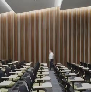 Pannelli Acustici in Legno <span class=keywords><strong>di</strong></span> Quercia Akupanel Personalizzati, Pannelli Fonoassorbenti a <span class=keywords><strong>Doghe</strong></span>, Pannelli Divisori per Pareti - Product Image 5