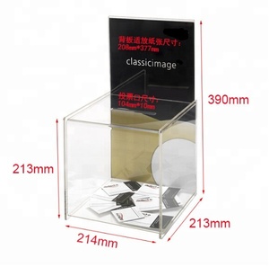 Acrylic bán buôn đồng xu và Tặng hộp với khóa và dấu hiệu chủ - Product Image 3