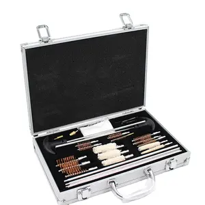 28 Pcs 12ga Aluminum Carrying Case Wholesale Universal gun cleaning tool box