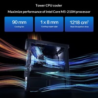 Nouvel ordinateur de bureau ASUS P500MV, processeur Intel Core5-210H, haute performance, RAM DDR5, stockage SSD+HDD, ordinateur de bureau pour les affaires, le jeu et l'apprentissage