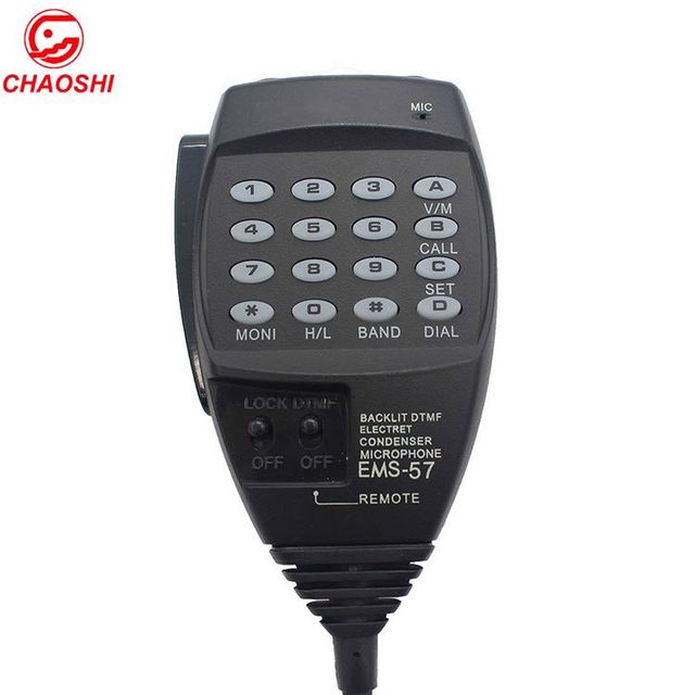 Wholesale High Quality EMS-57 DTMF Mic Microphone for Alinco DR-03 DR-06 DR-135 DR-435 DR-635 Radio