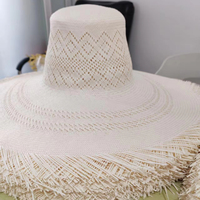 ND472 Chapeau de cowboy classique en paille Shantung 20X avec corps en papier japonais glacé