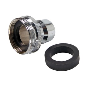 Adaptateur de raccordement rapide chromé pour lave-vaisselle vers robinet d'évier, mâle 15/16-27 ou femelle 55/64-27 - Product Image 1