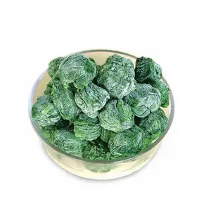 Palla di spinaci IQF congelata all'ingrosso fresca cina IQF palla di spinaci verdi BRC/HACCP/ISO/HALAL/KOSHER certificata