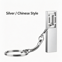 Clé USB Métallique Personnalisable avec Logo, Fabrication Chinoise, En Stock, Promotion Commerciale