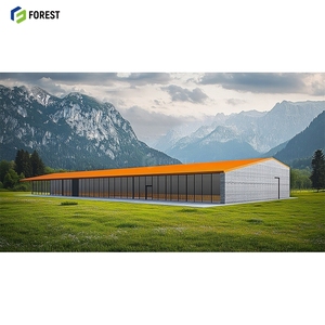 Stahl lager mit feuerfesten Paneelen und Notausgängen m 2 Q235B Stahl - Product Image 1